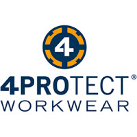 4Protect Softshell-Warnschutzjacke, Houston Gr. M gelb/orang