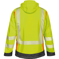 4Protect Softshell-Warnschutzjacke, Houston Gr. M gelb/orang