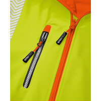 4Protect Softshell-Warnschutzjacke, Houston Gr. XXL gelb/ora