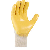 teXXor Nitril-Handschuh, gelb, Strickbund Gr. 11 2