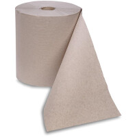 ZVG Einweghandt&uuml;cher, Rolle natur 1-lagig, 6 Rollen