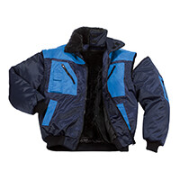 teXXor Pilotjacke, Gr. S marine, royal a gallery