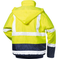PU-Warnschutz-Pilotjacke, gelb/marine Gr. XXL 2