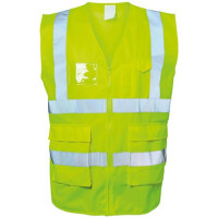 Warnweste, Albin gelb, mit Taschen Gr. S 1