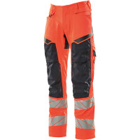 Mascot Warnschutzbundhose, Accelerate, Hi-Vis rot/swbl...