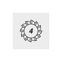 forum Schaftfräser HSS-Co, DIN844L Typ N lang, 20mm 4 S