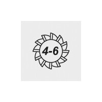 forum Schaftfräser HSS-Co, DIN844K Typ N kurz, 25mm 5 S