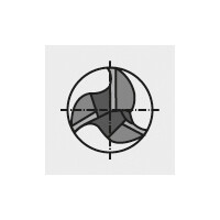 forum Schaftfräser HSS-Co, DIN844K Typ NR kurz, 6mm 3 S