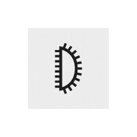 fortis Schlüsselfeilensatz, 6-tlg. 100mm in Blechschach