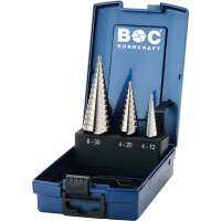 Bohrcraft Stufenbohrersatz HSS-G, 3-tlg. gallery