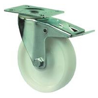 Transportrolle, Lenkrolle 80x30mm mit Fe gallery