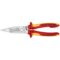 KNIPEX 13 96 200 T BK Elektro-Installationszange isoliert...