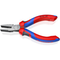 KNIPEX 20 02 140 Flachzange mit Comfort-Griffen schwarz atra