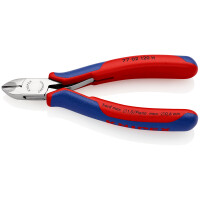 KNIPEX 77 02 120 H Elektronik-Seitenschneider mit eingesetzt