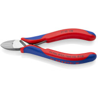 KNIPEX 77 02 130 Elektronik-Seitenschneider mit durchgesteck