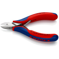 KNIPEX 77 12 115 Elektronik-Seitenschneider mit durchgesteck