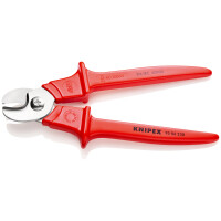 KNIPEX 95 06 230 SB Kabelschere Griffe mit Kunststoff umspri