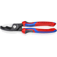 KNIPEX 95 12 200 SB Kabelschere mit Doppelschneide mit...