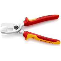 KNIPEX 95 16 200 Kabelschere mit Doppelschneide isoliert mit