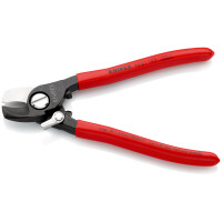 KNIPEX 95 21 165 Kabelschere mit Öffnungsfeder mit Kuns