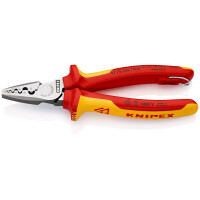 KNIPEX 97 78 180 T BK Crimpzange für Aderendhülsen