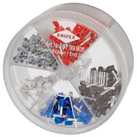 KNIPEX 97 99 906 Sortimentsboxen mit 400 isolierten Aderendh