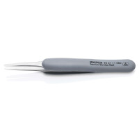 KNIPEX 92 21 11 ESD Präzisionspinzette mit gummiertem G